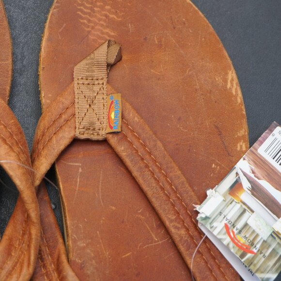 NWT Rainbow sandals for men in Tahitian Tan color Size XXXL (13.5-15) main image 12